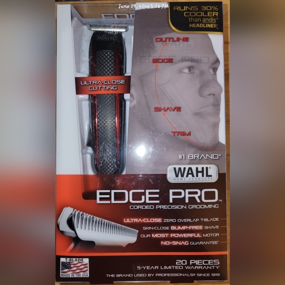 Wahl Edge Pro Beard Trimmer w/ Blade Oil - Picture 1 of 9